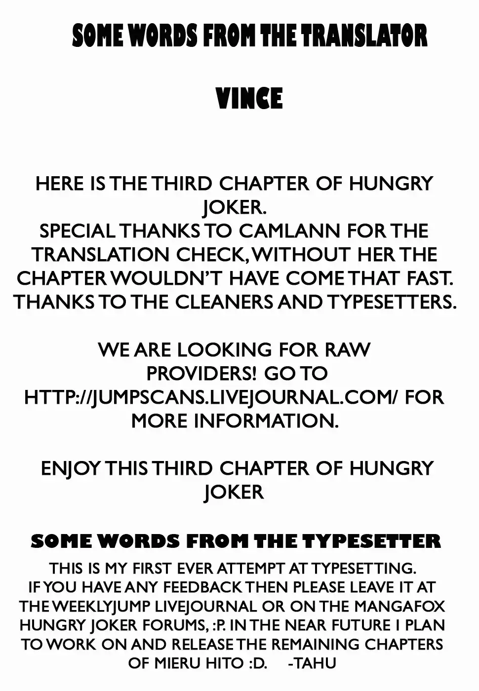 Hungry Joker Chapter 3 2